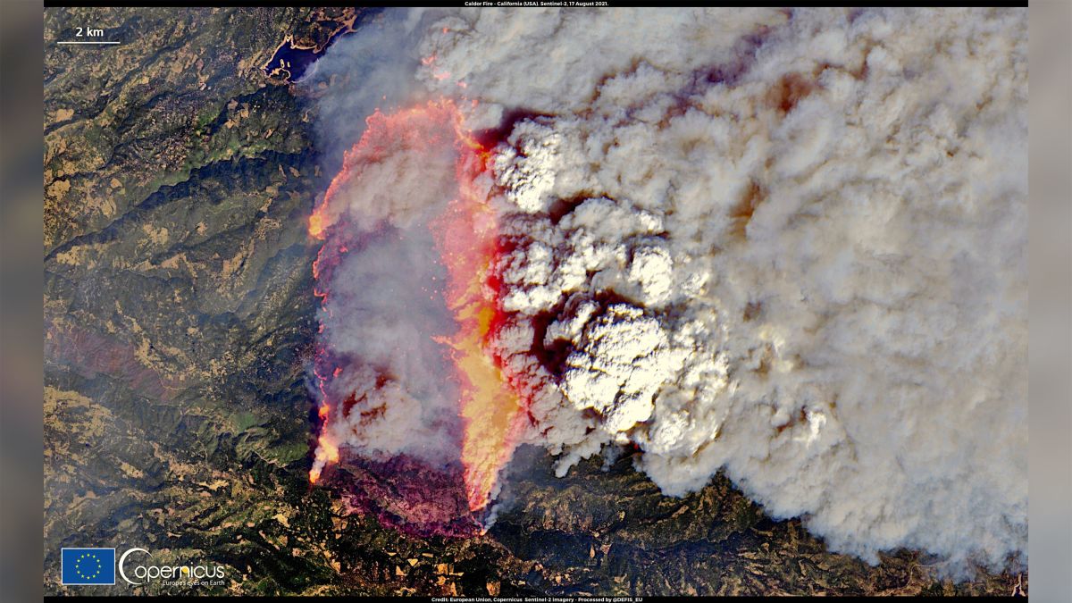 Caldor Fire Is Getting Dangerously Close To Sierra At Tahoe Kirkwood