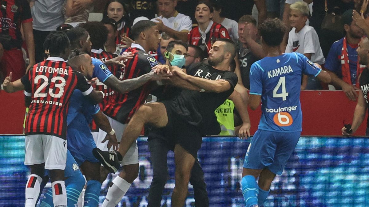 Nice docked points after crowd trouble halted match against Marseille - CNN