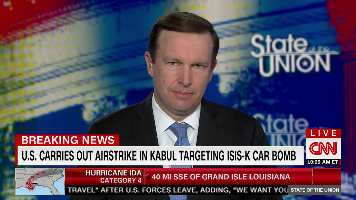 Sen. Murphy: U.S. Airstrike 'Speaks To The Danger' In Kabul Right Now | Cnn  Politics