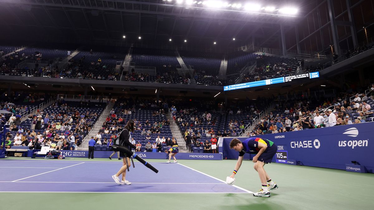 US Open match suspended amid heavy rainfall despite stadium roof CNN