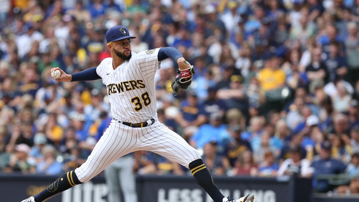 Brewers pitcher punches wall celebrating playoff berth, likely to miss