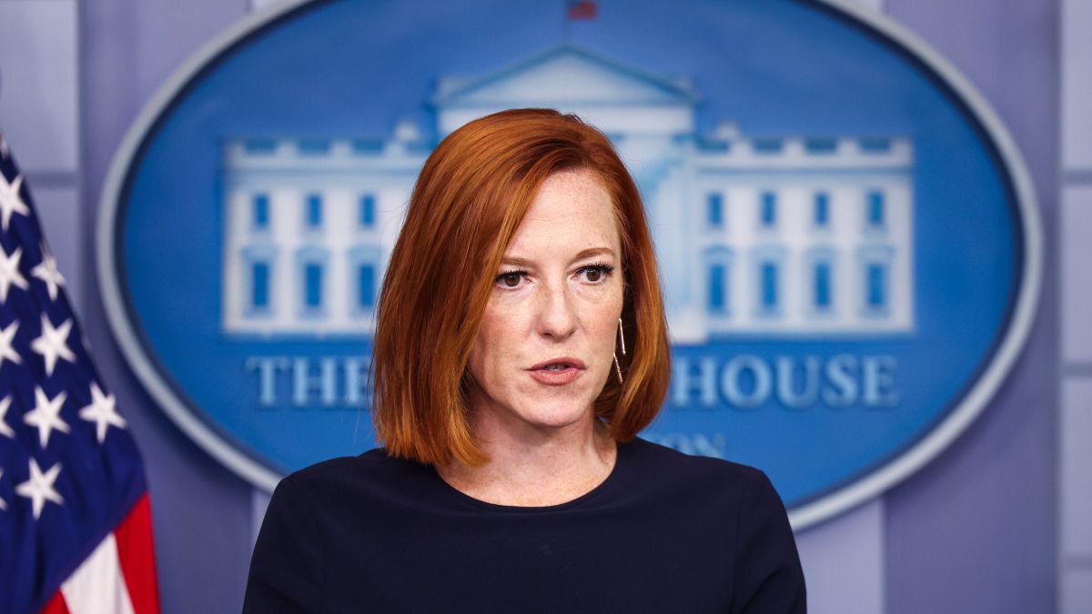 Jen Psaki returns to White House briefing room after testing positive for  Covid-19 - CNNPolitics