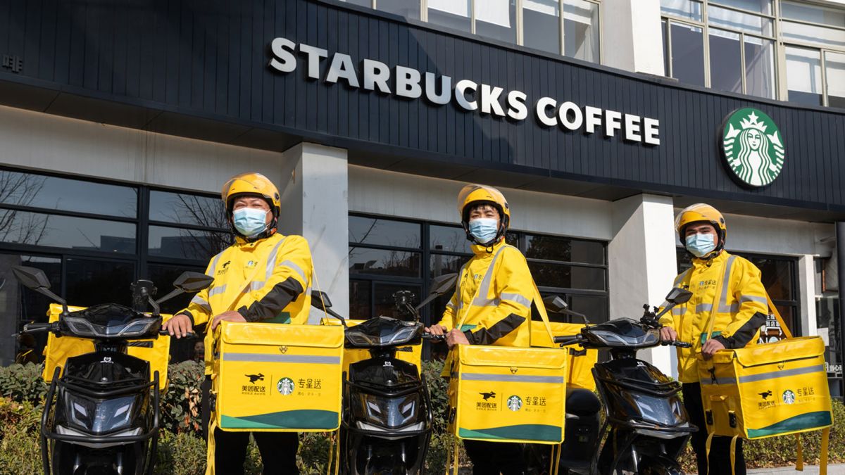 Starbucks teams up with Meituan app for coffee delivery in China - CNN