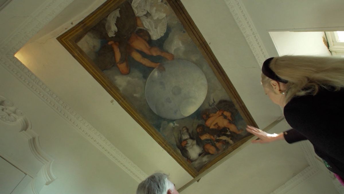 caravaggio ceiling mural