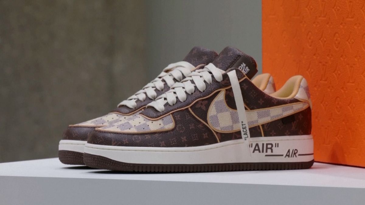 Zapatillas Nike AF1 diseñadas por Virgil Abloh en subasta por US