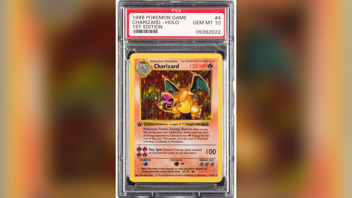 A rare Charizard card to become most expensive Pokémon card ever sold at  auction