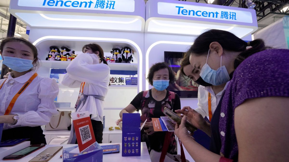 Tencent hk share price