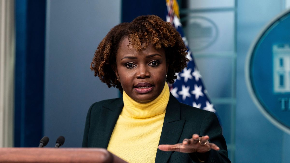 Karine Jean-Pierre's Unlikely Rise to the White House Lectern