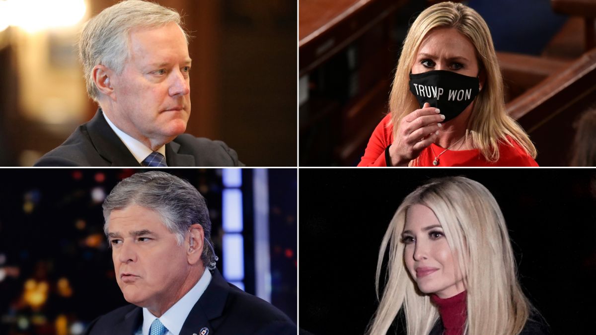 READ: Text messages Sean Hannity, Marjorie Taylor Greene, Ivanka Trump and  others sent to Mark Meadows | CNN Politics