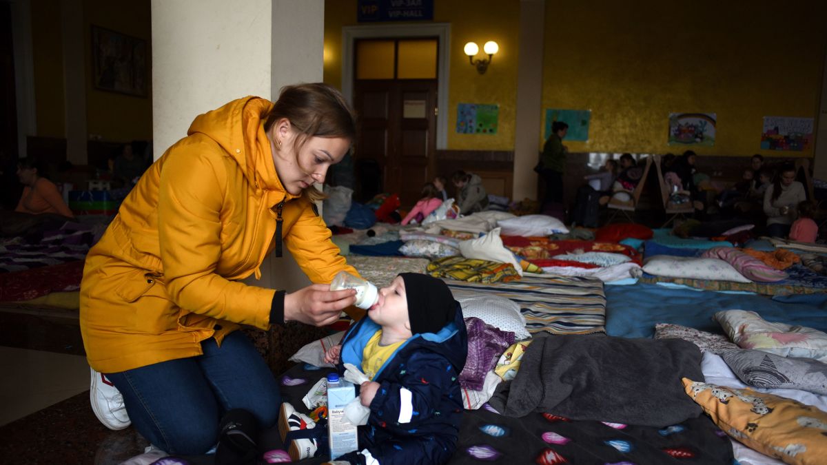 They fled Ukraine to protect their children