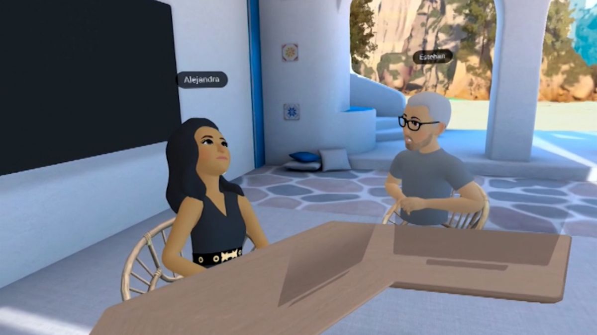 Cómo funciona la realidad virtual en el metaverso?, Esta es la primera  entrevista de CNN en el metaverso. Alejandra Oraa conversa con Esteban  Israel, vicepresidente de Comunicaciones de Meta en América