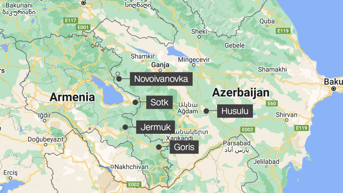 Armenia - Azerbaijan Conflict Mapped - Vivid Maps