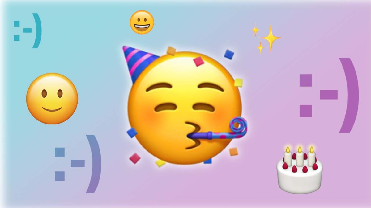 Party face emoji