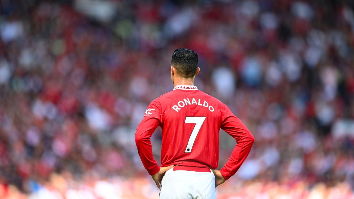 Manchester United's Cristiano Ronaldo arrives for the Premier