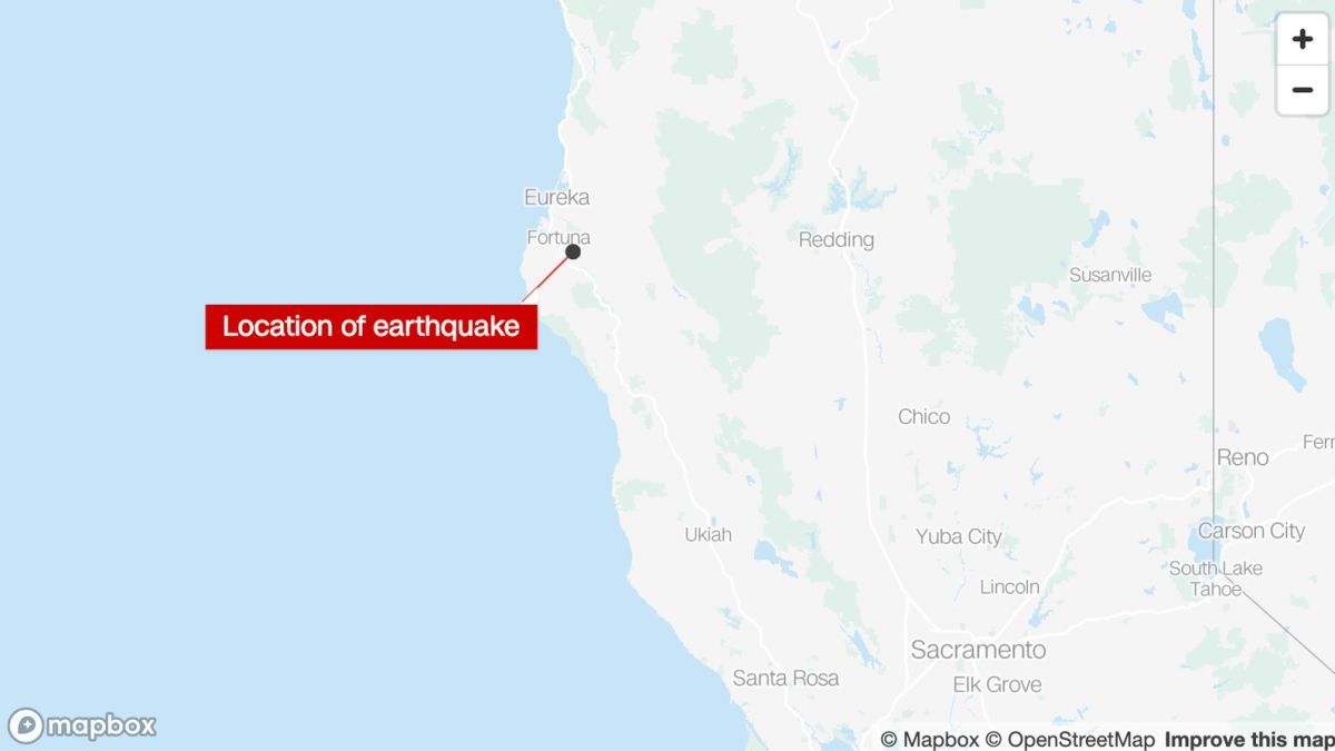  magnitude earthquake strikes Northern California and 'felt more  violent' than the previous quake, official says | CNN