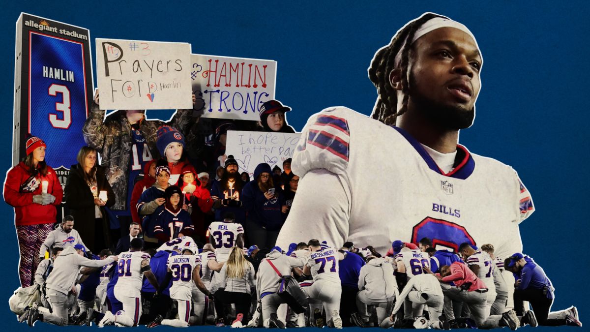 Here's what happened after Damar Hamlin collapsed during the Bills-Bengals  game : NPR