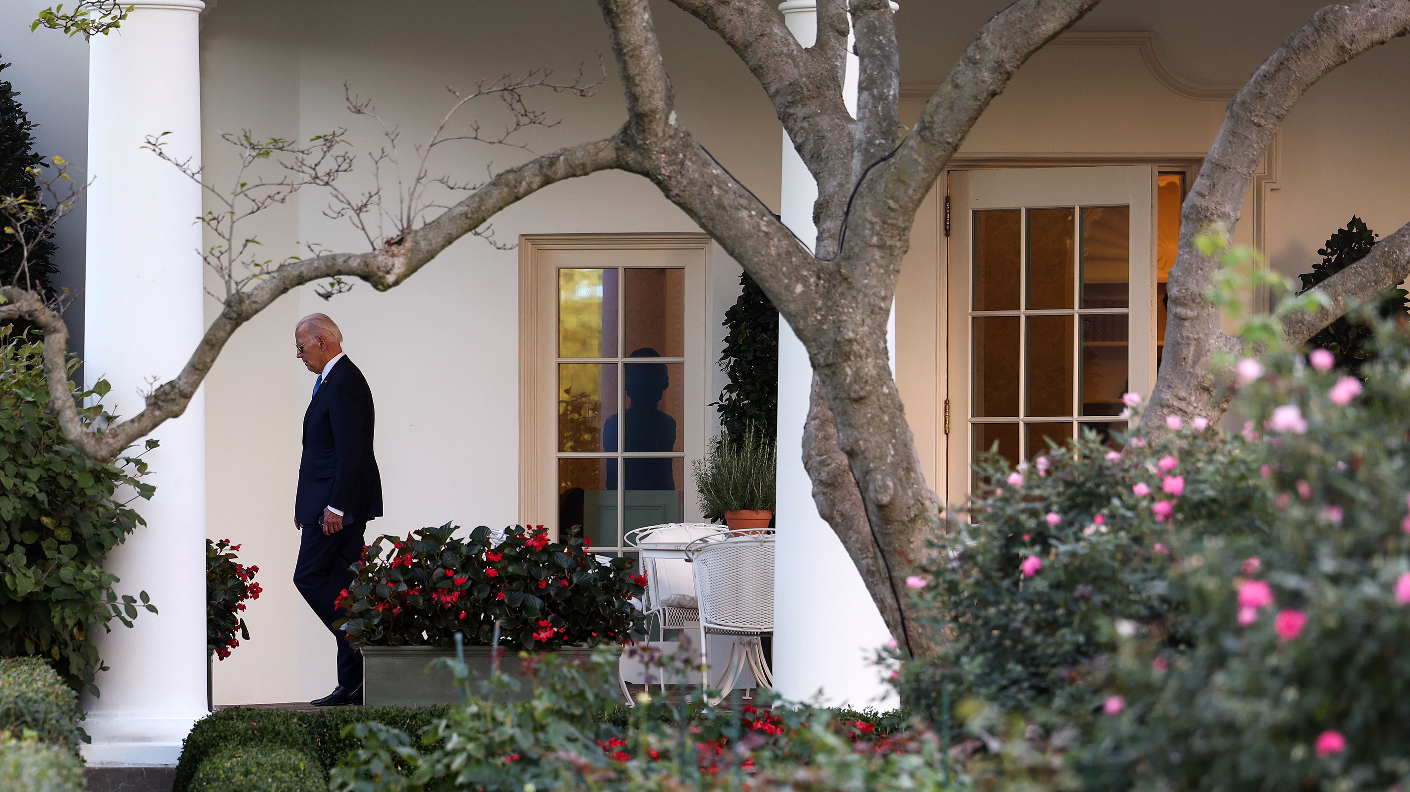 President Joe Biden departs the White House on September 15, 2023 in Washington, DC.