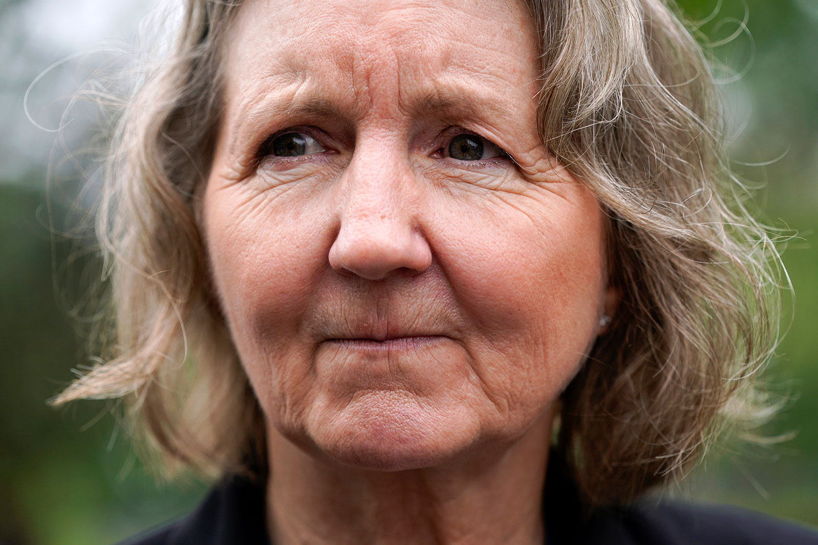 Elizabeth Whelan speaks with reporters in Washington, DC, on May 4. 