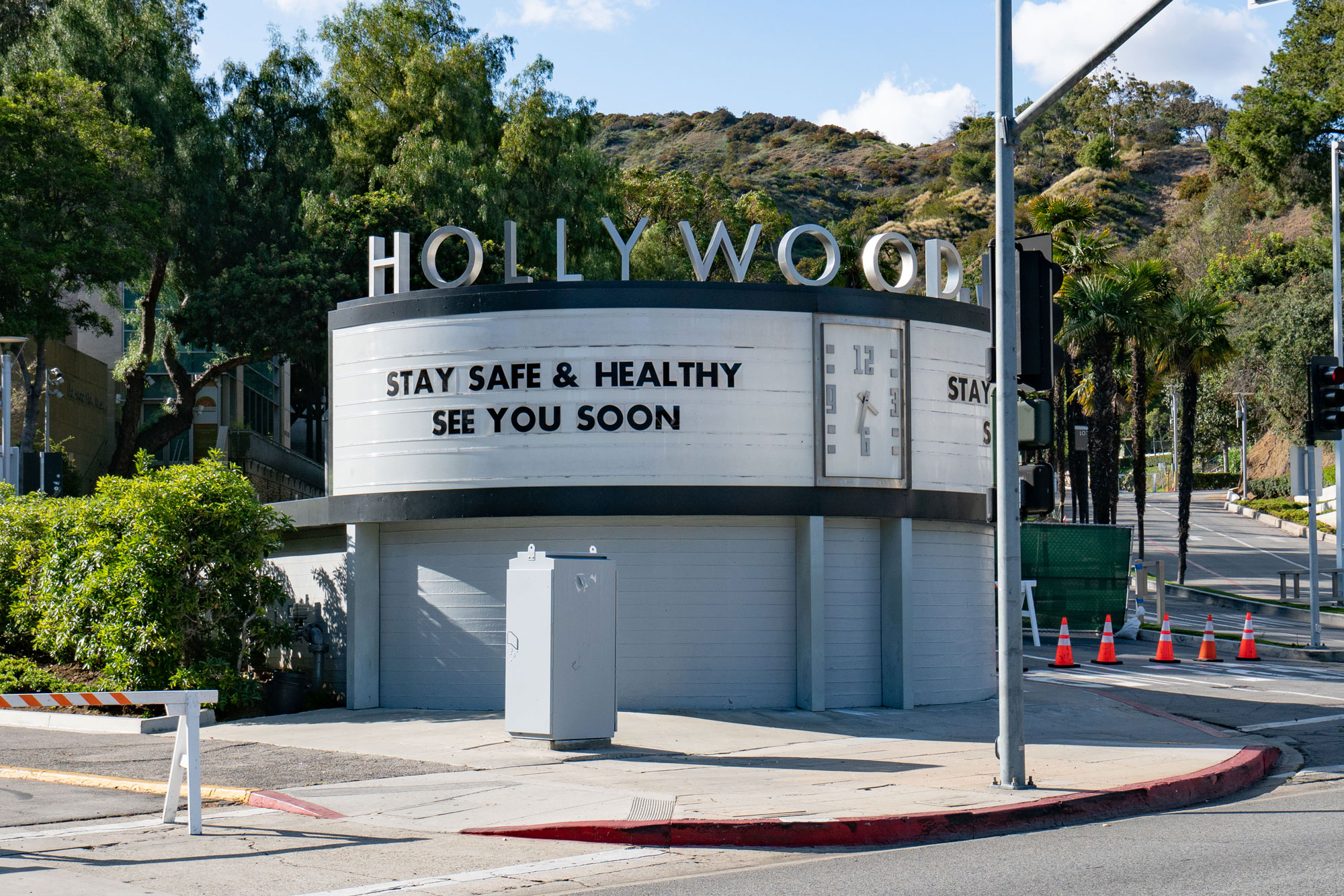 The Hollywood Bowl sits closed on March 26 in Los Angeles.