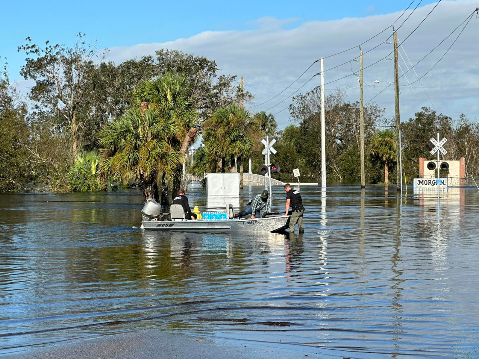 Hundreds of North Port residents trapped by flooded waters after