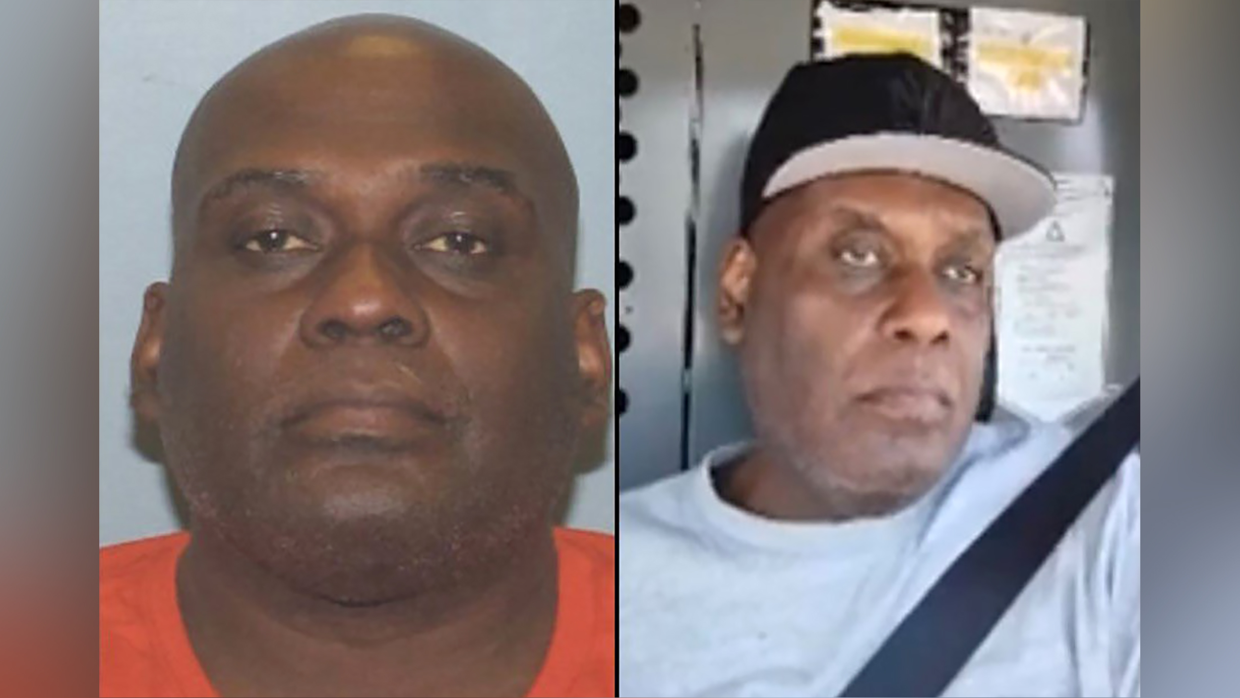 Frank James is seen in these pictures shared by NYPD. 