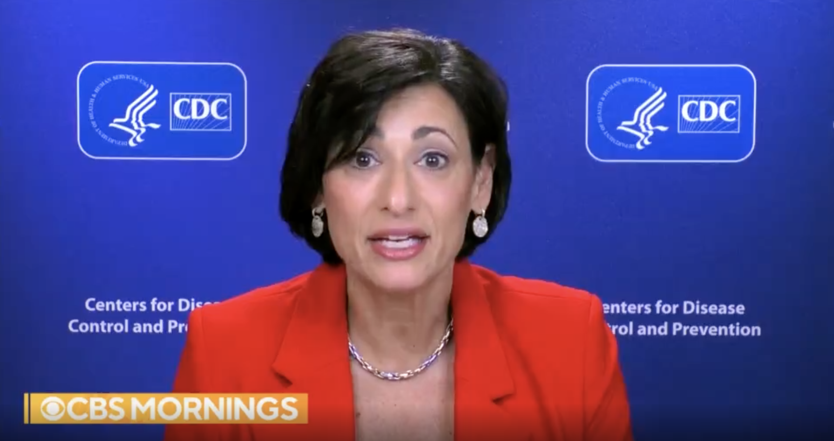 Dr. Rochelle Walensky, director of the US Centers for Disease Control and Prevention, talks to CBS Mornings on Friday 7 January 2022