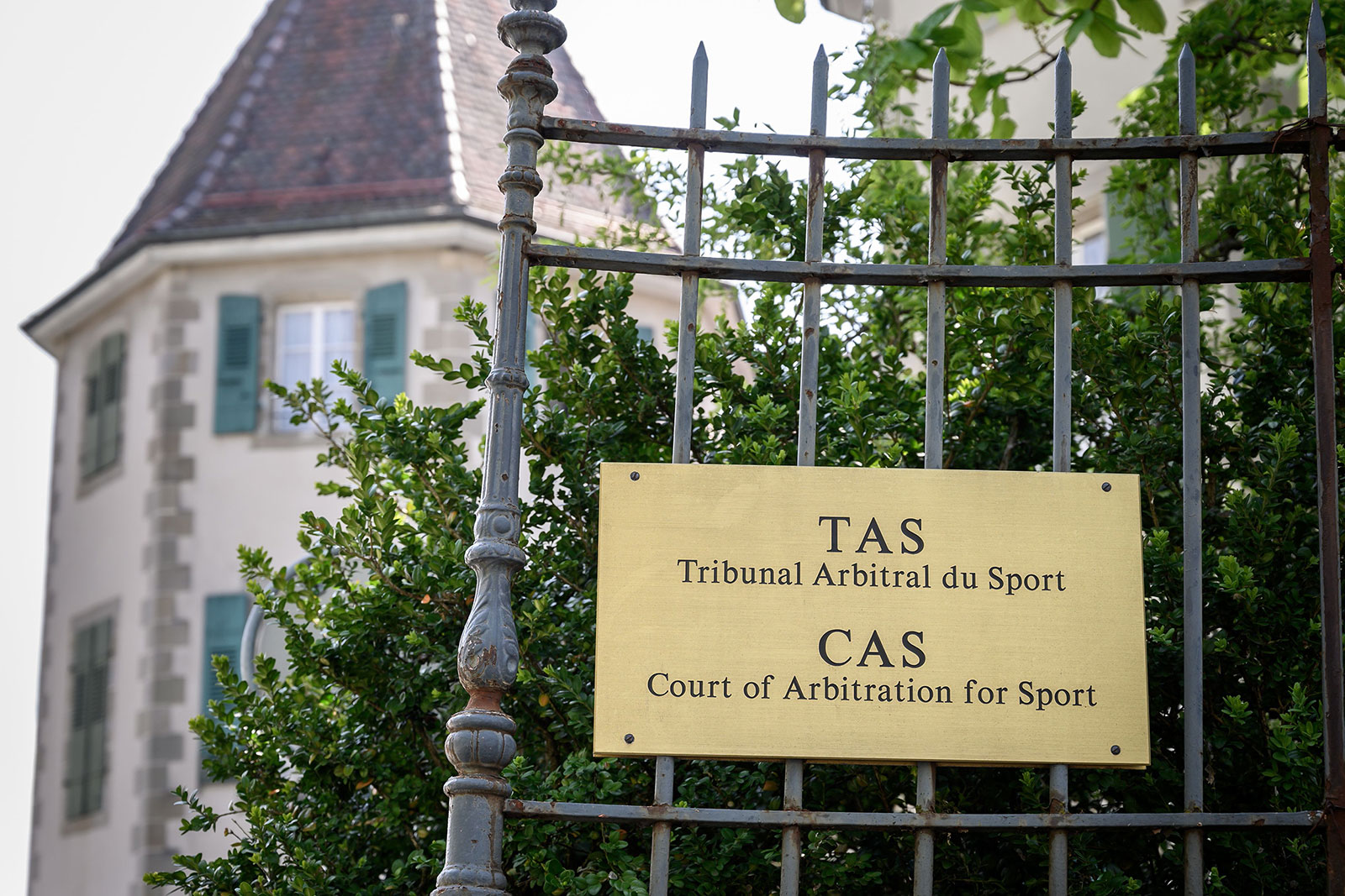 The Court of Arbitration for Sport (CAS) headquarters in Lausanne, Switzerland.