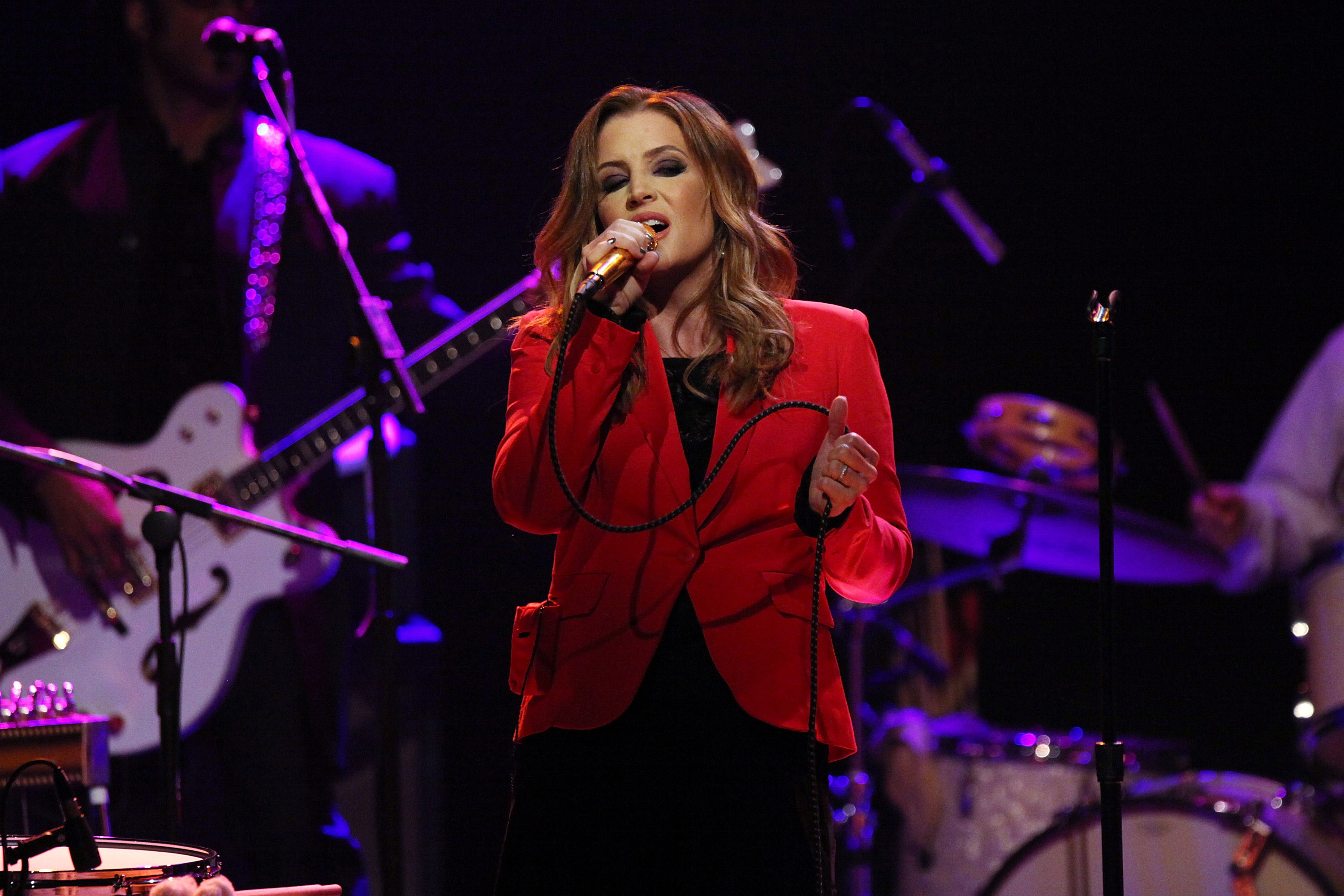Lisa Marie Presley performs onstage at Gramercy Theatre on June 14, 2012 in New York City.