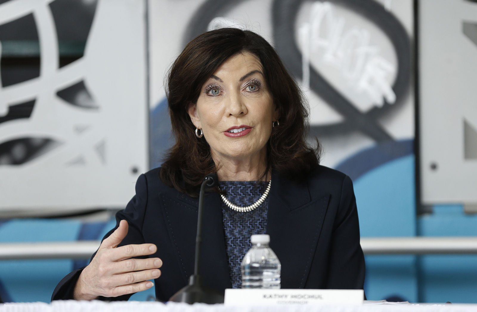 NY State Governor Kathy Hochul on March 10 in New York City.