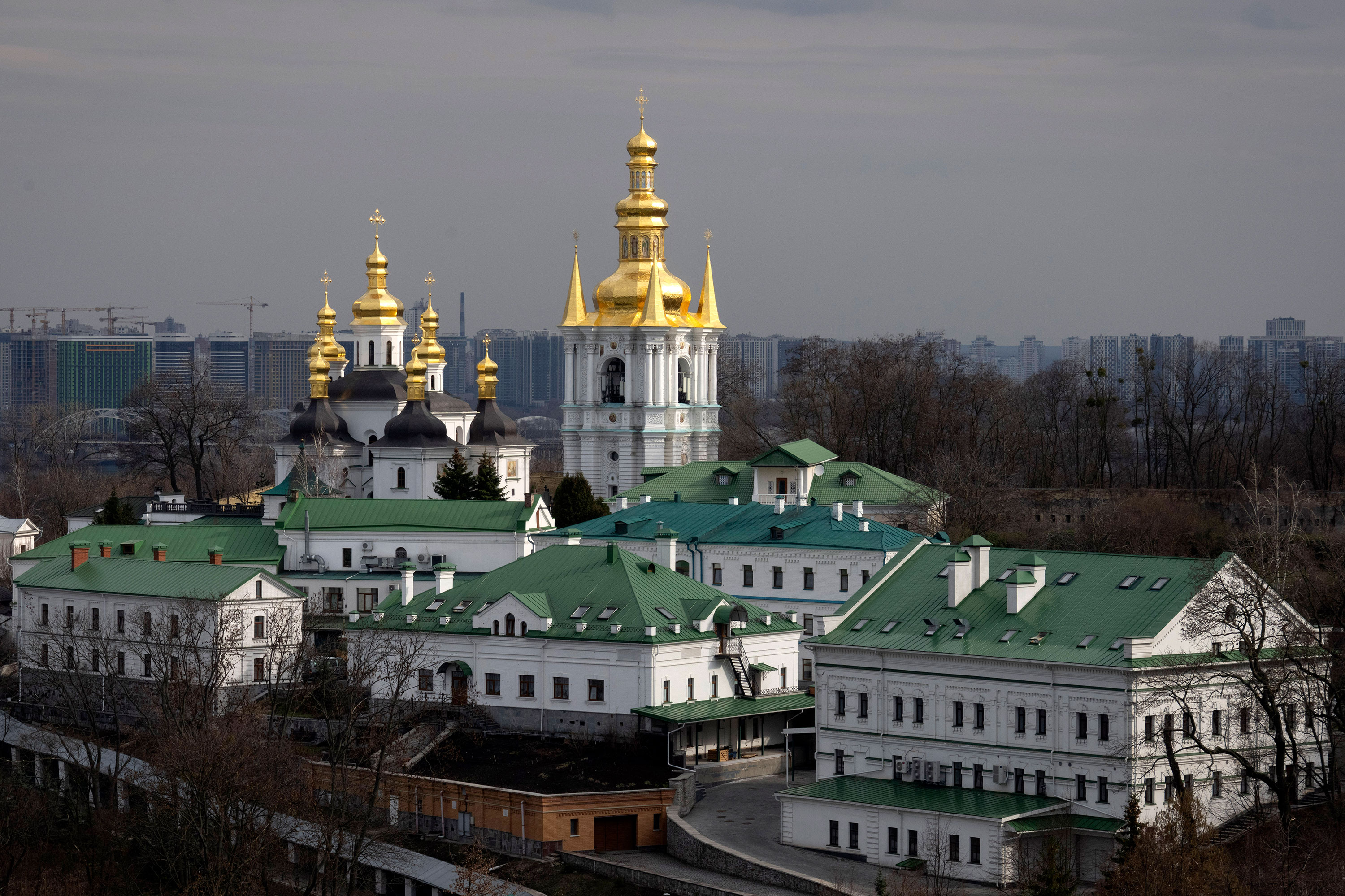The Kyiv Pechersk Lavra is pictured March 24. 