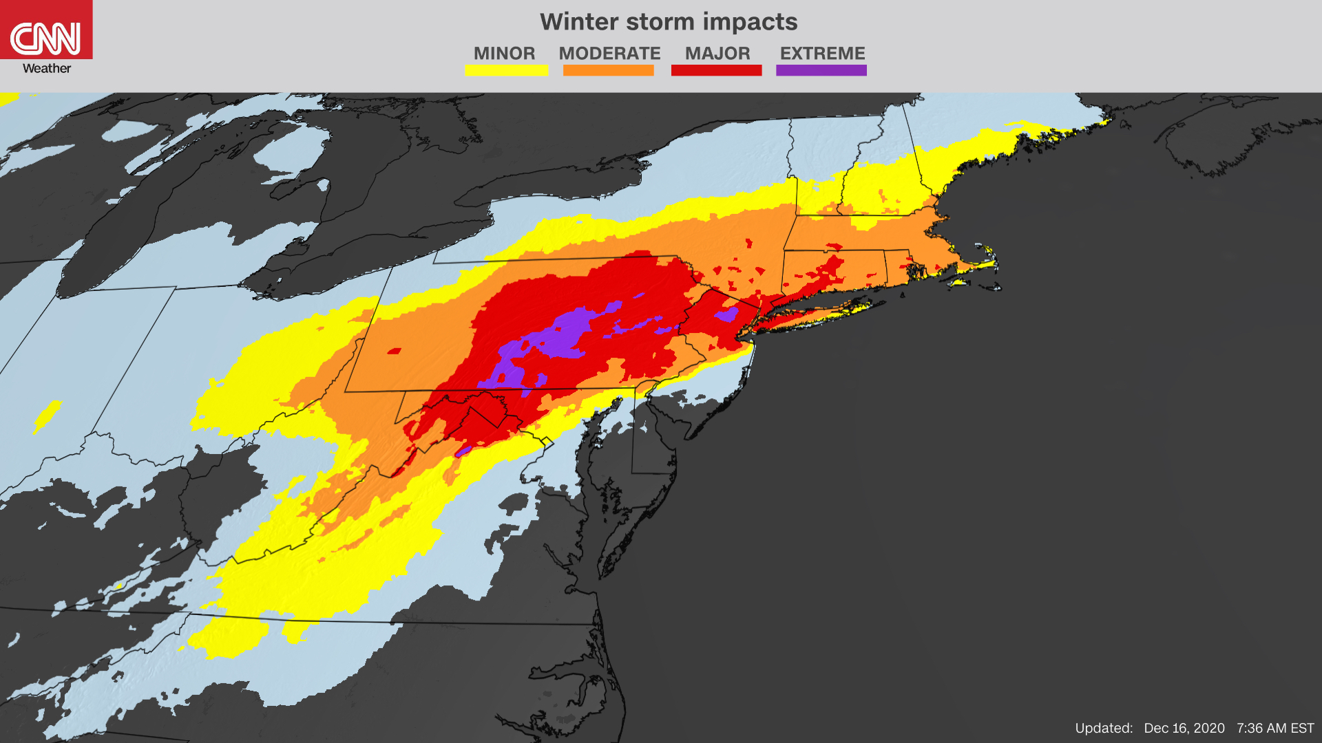 The Weather Prediction Center is predicting extreme impacts — the ...