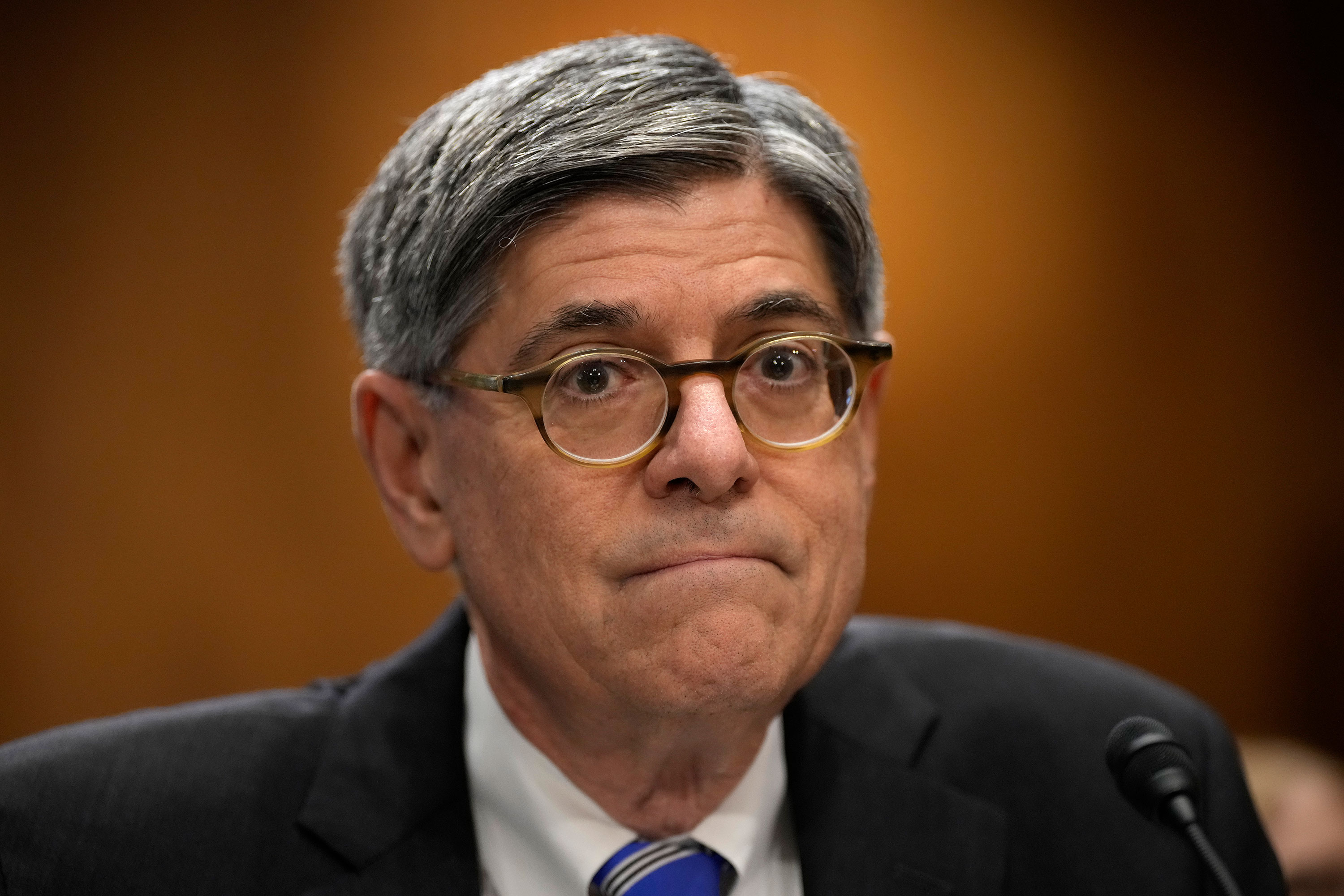 Jack Lew testifies during a Senate Foreign Relations Committee confirmation hearing in Washington, DC, on October 18. 