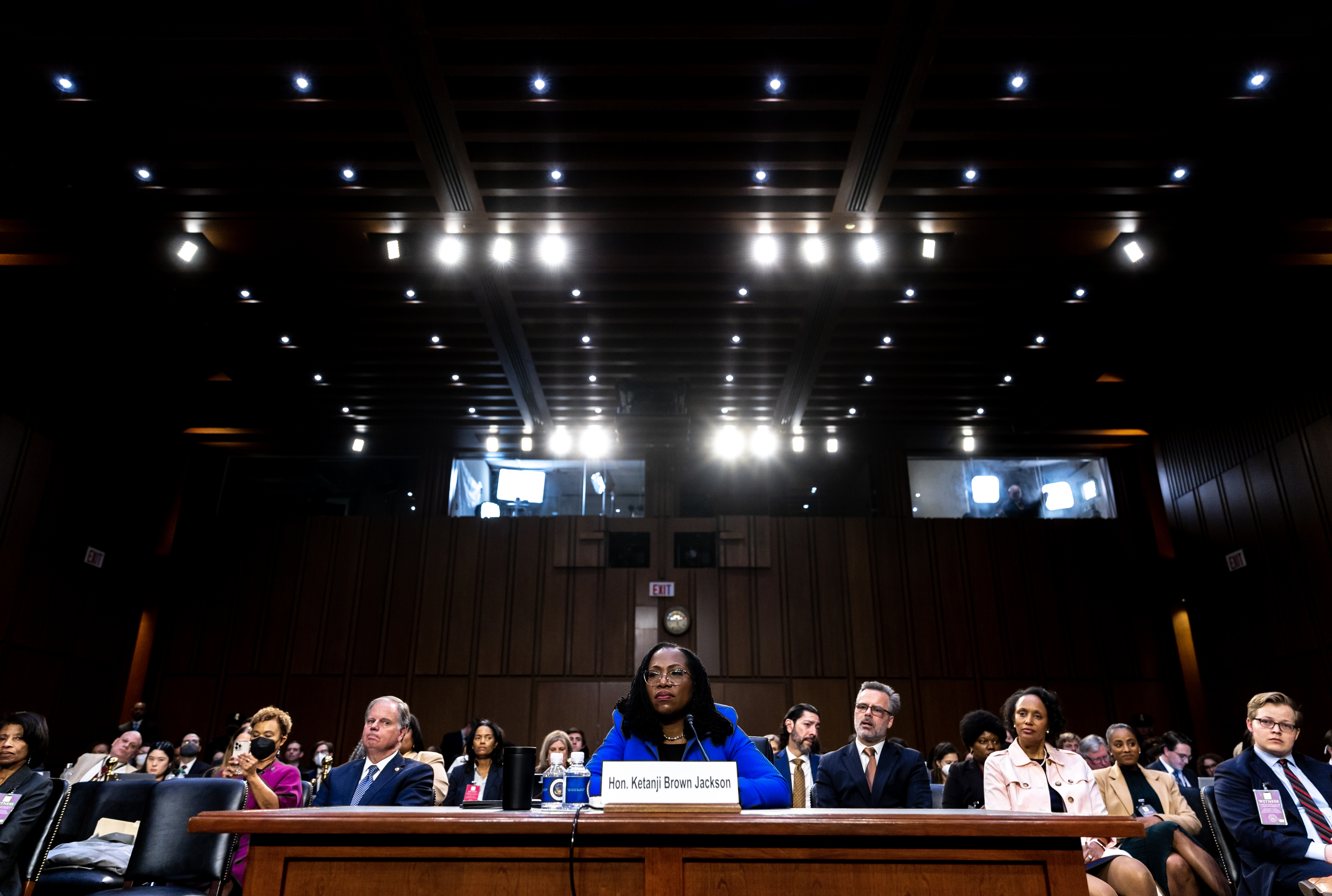 Ketanji Brown Jackson during a Senate Judiciary Committee confirmation hearing in Washington, D.C., on March 23. 