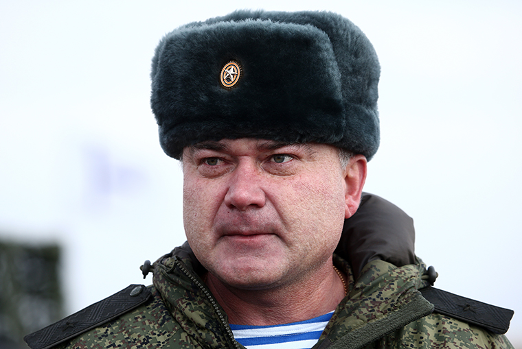 Russian Maj. Gen. Andrei Sukhovetsky seen in March of 2021.