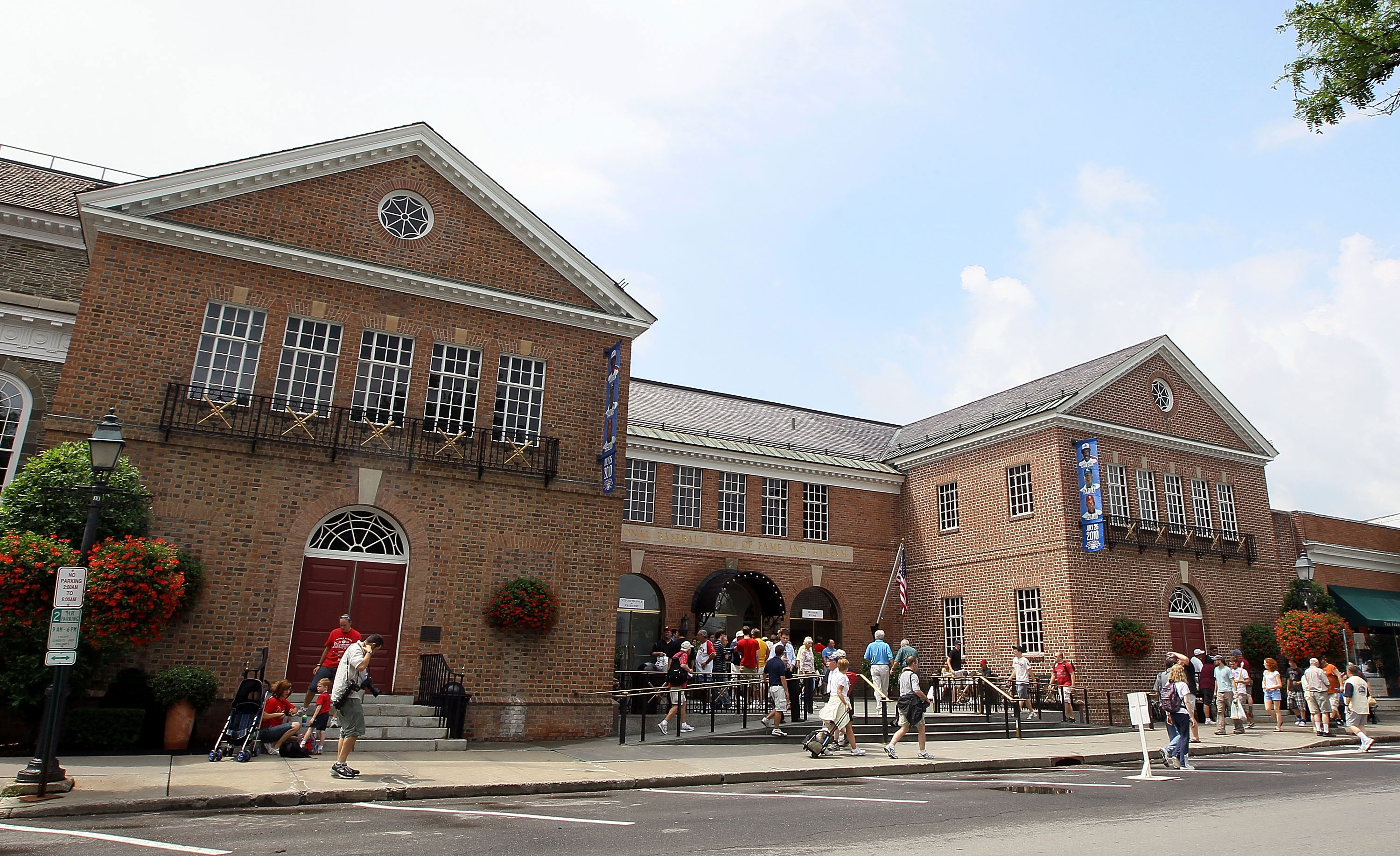 The National Baseball Hall Of Fame and Museum in Cooperstown, New York. 