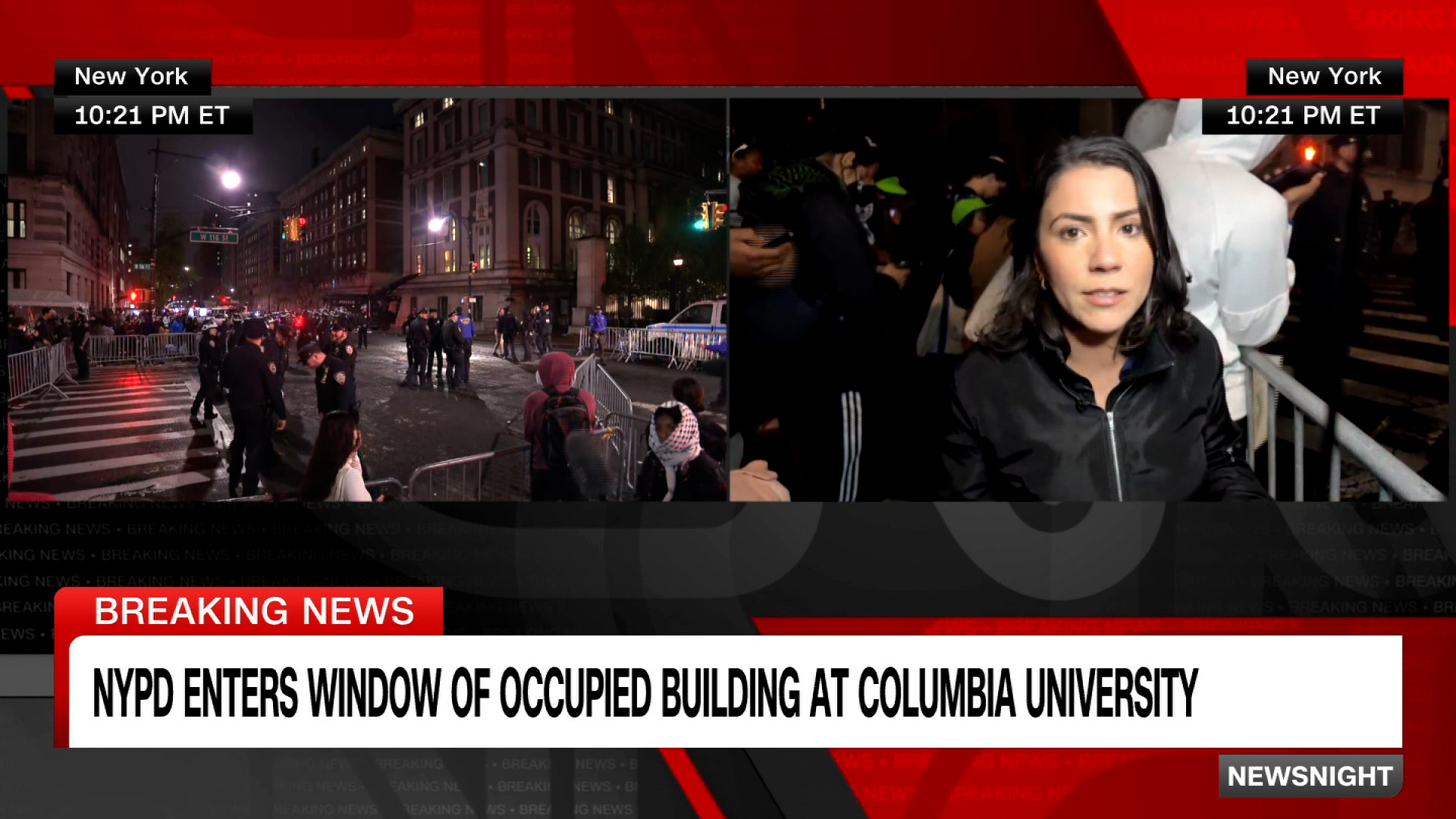 CNN's Julia Vargas Jones reports live from Columbia University.
