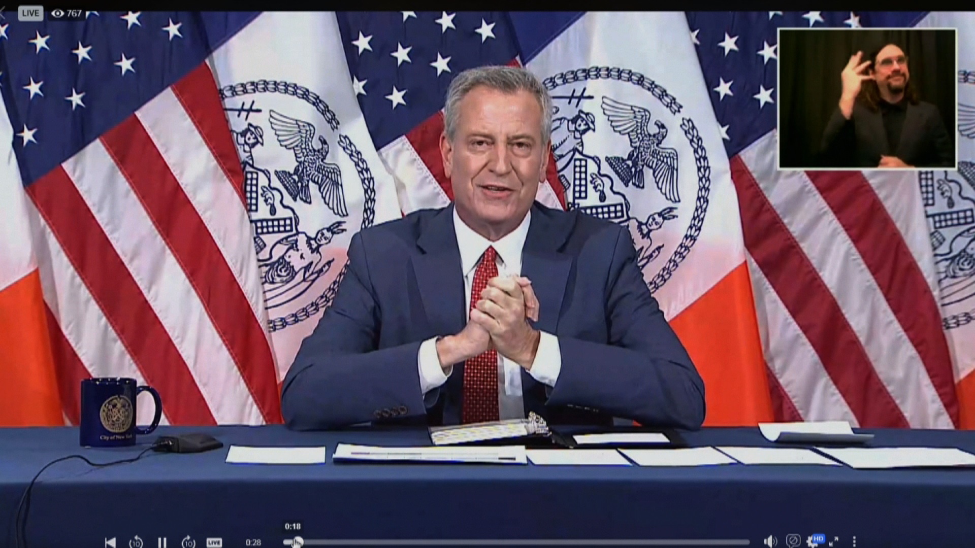 Mayor Bill de Blasio's Office