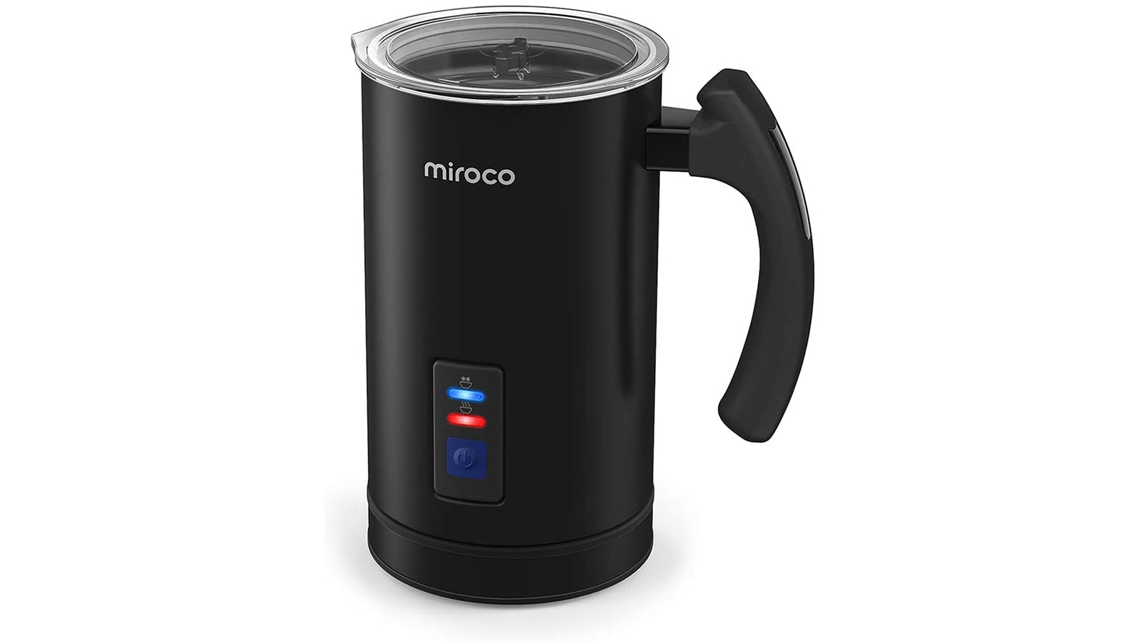 The Miroco milk frother makes coffee-shop style coffee and hot