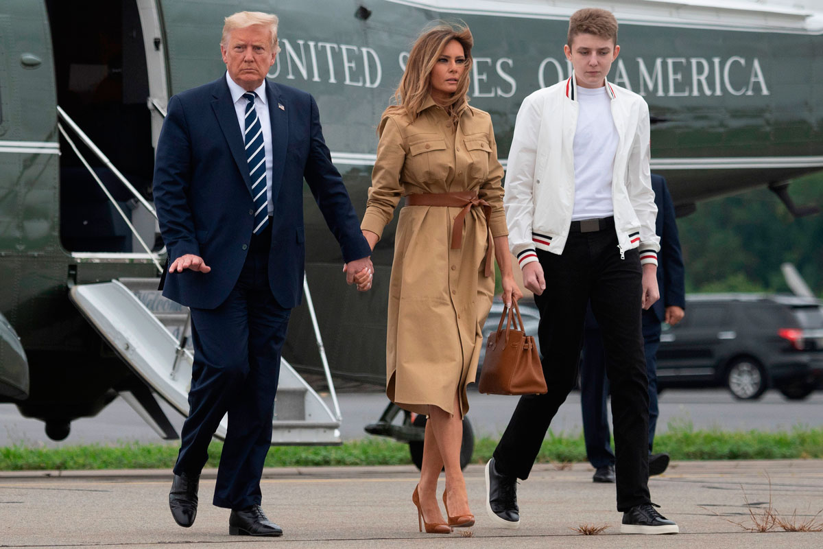 Barron Trump Tested Positive For Covid-19, First Lady Says