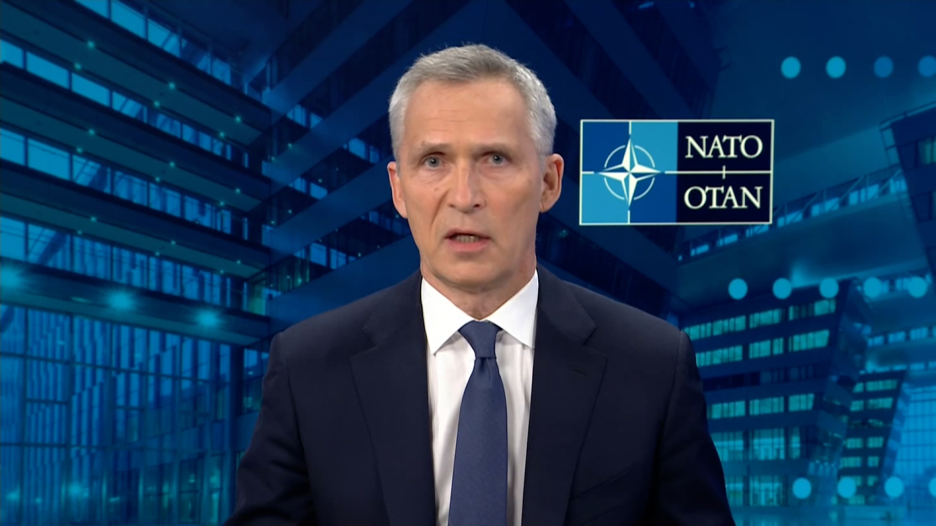 NATO Secretary General Jens Stoltenberg speaks with CNN on Sunday. 