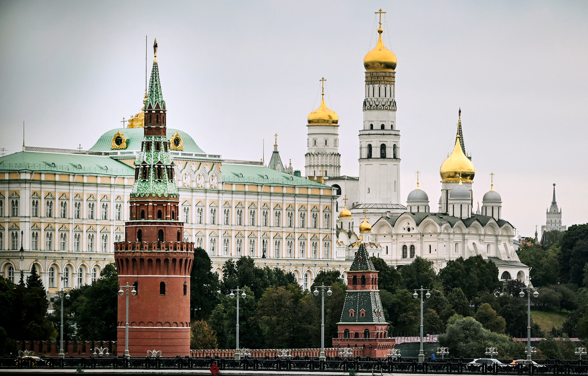 A view of the Kremlin in Moscow, Russia, on September 19, 2021.