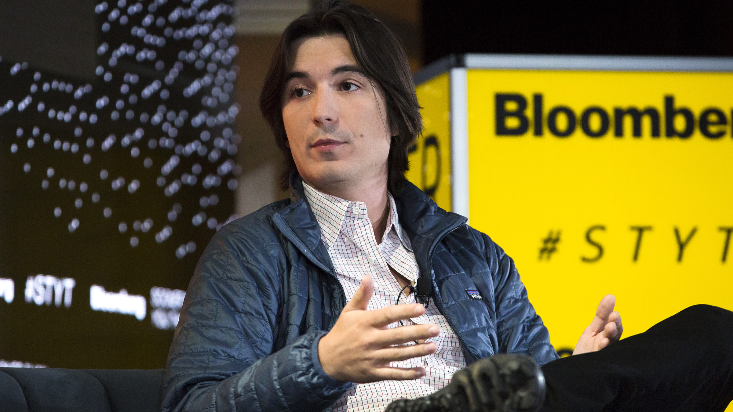 Robinhood CEO Vlad Tenev speaks during a conference in 2018 in New York. 