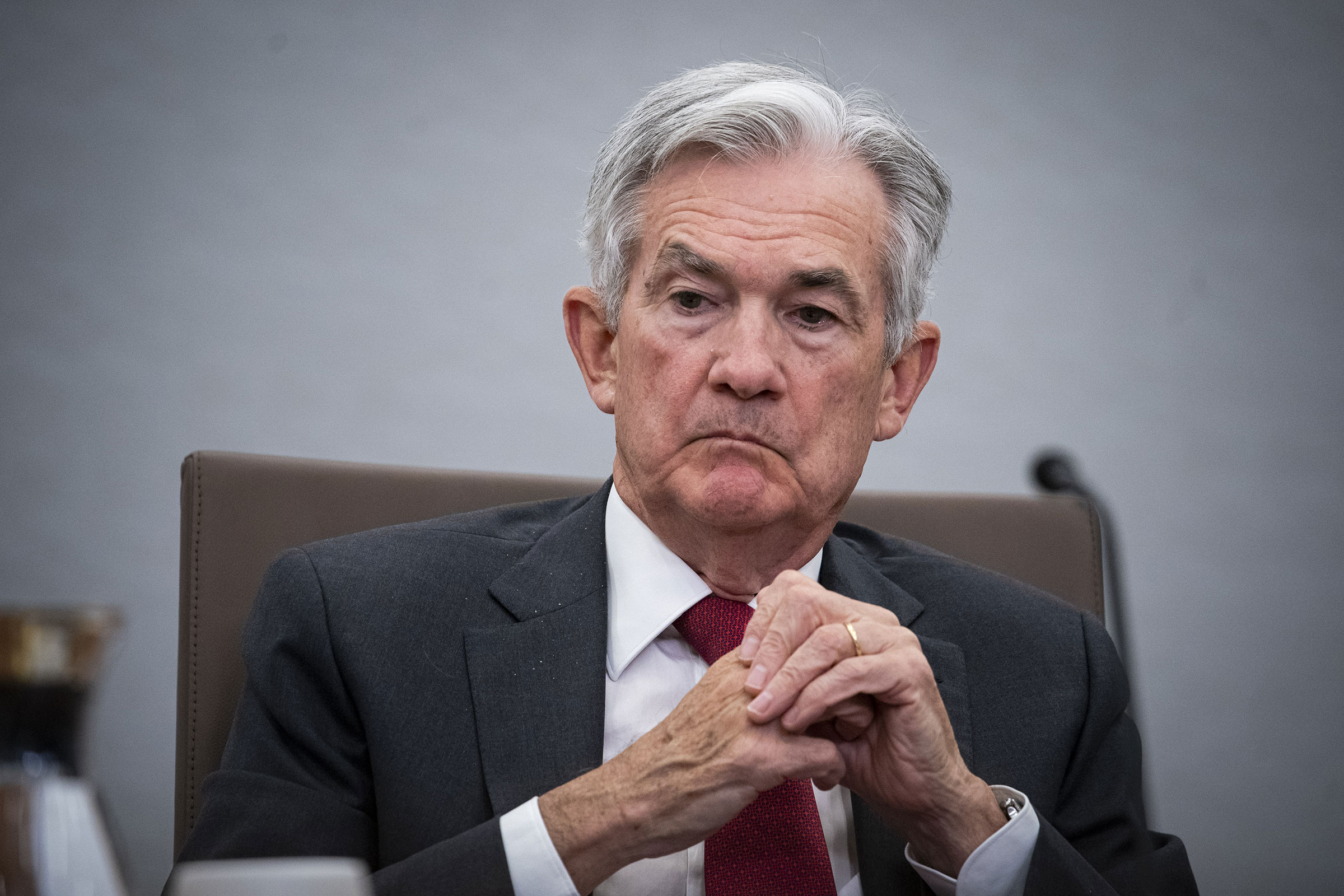 Jerome Powell, chairman of the US Federal Reserve, during a Fed Listens event in Washington, D.C., on Friday, Sept. 23, 2022.