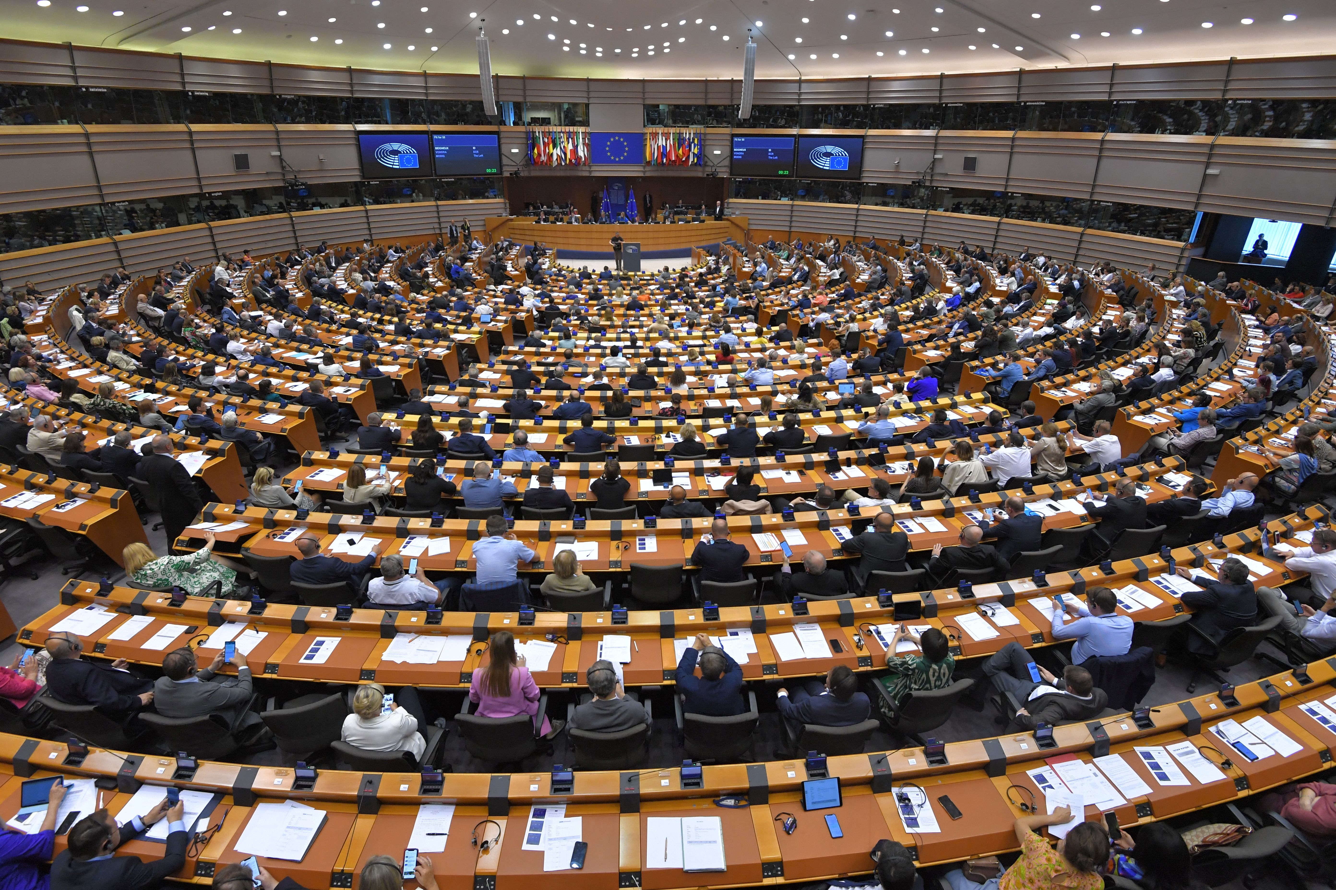 The European Union Parliament in Brussels on June 22. 