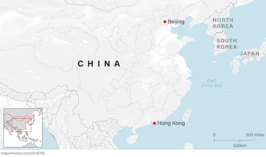 hong kong on map of china Where Are Beijing And Hong Kong On The Map hong kong on map of china