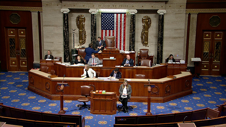 Meanwhile, they are taking votes on the House floor