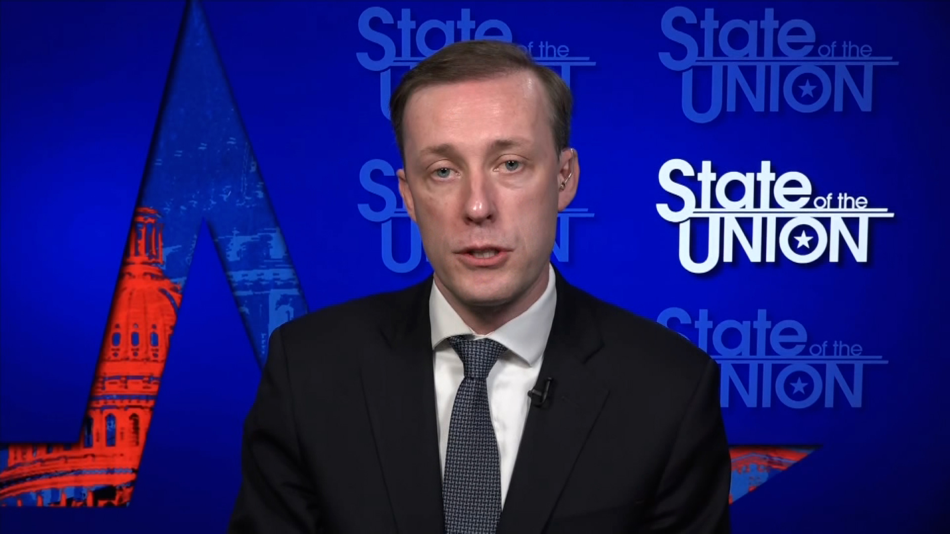 US national security adviser Jake Sullivan speaks with CNN on Sunday. 