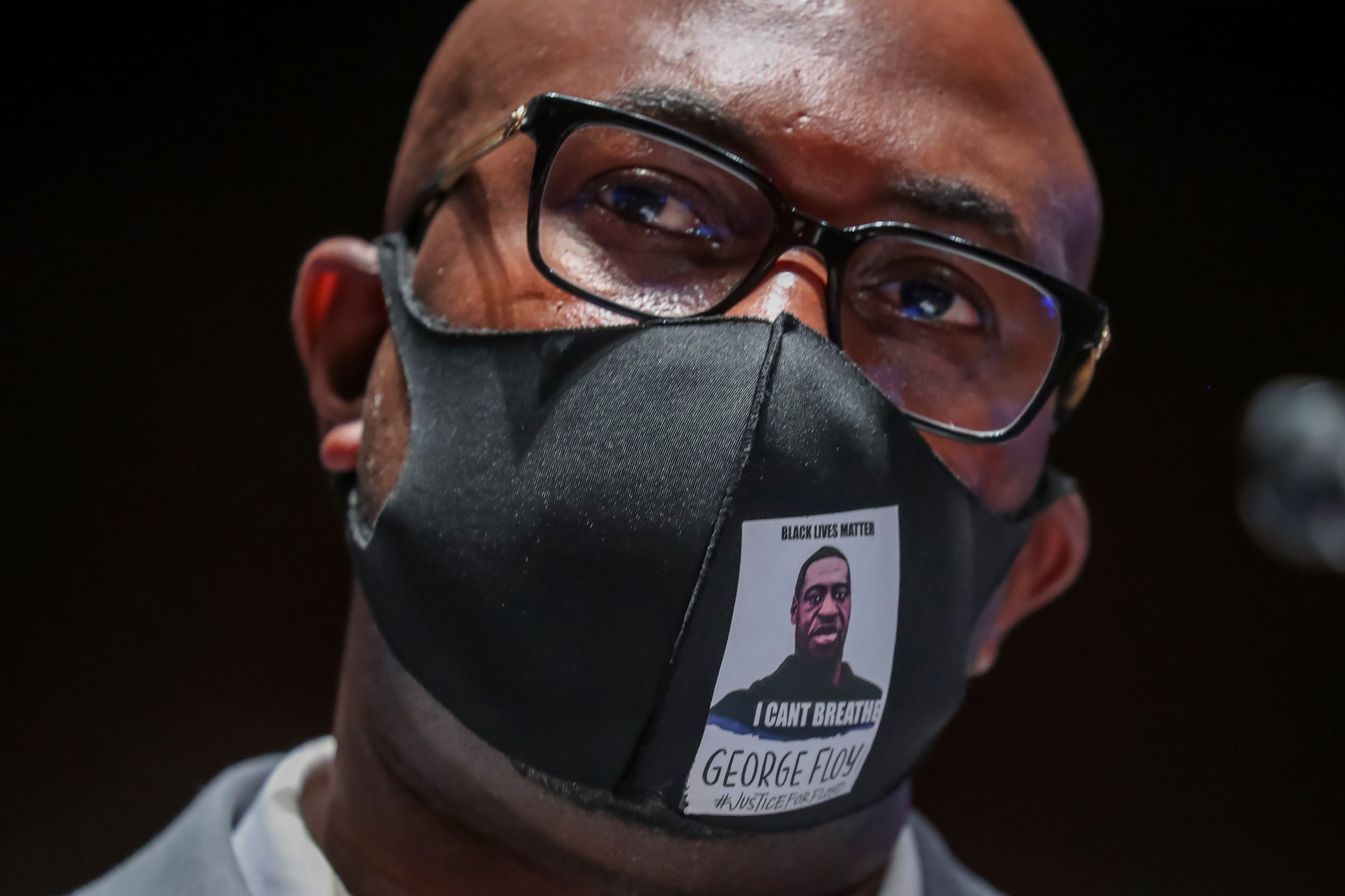 Philonise Floyd, brother of George Floyd, arrives at the House Judiciary Committee hearing on Policing Practices and Law Enforcement Accountability at the U.S. Capitol on June 10 in Washington.