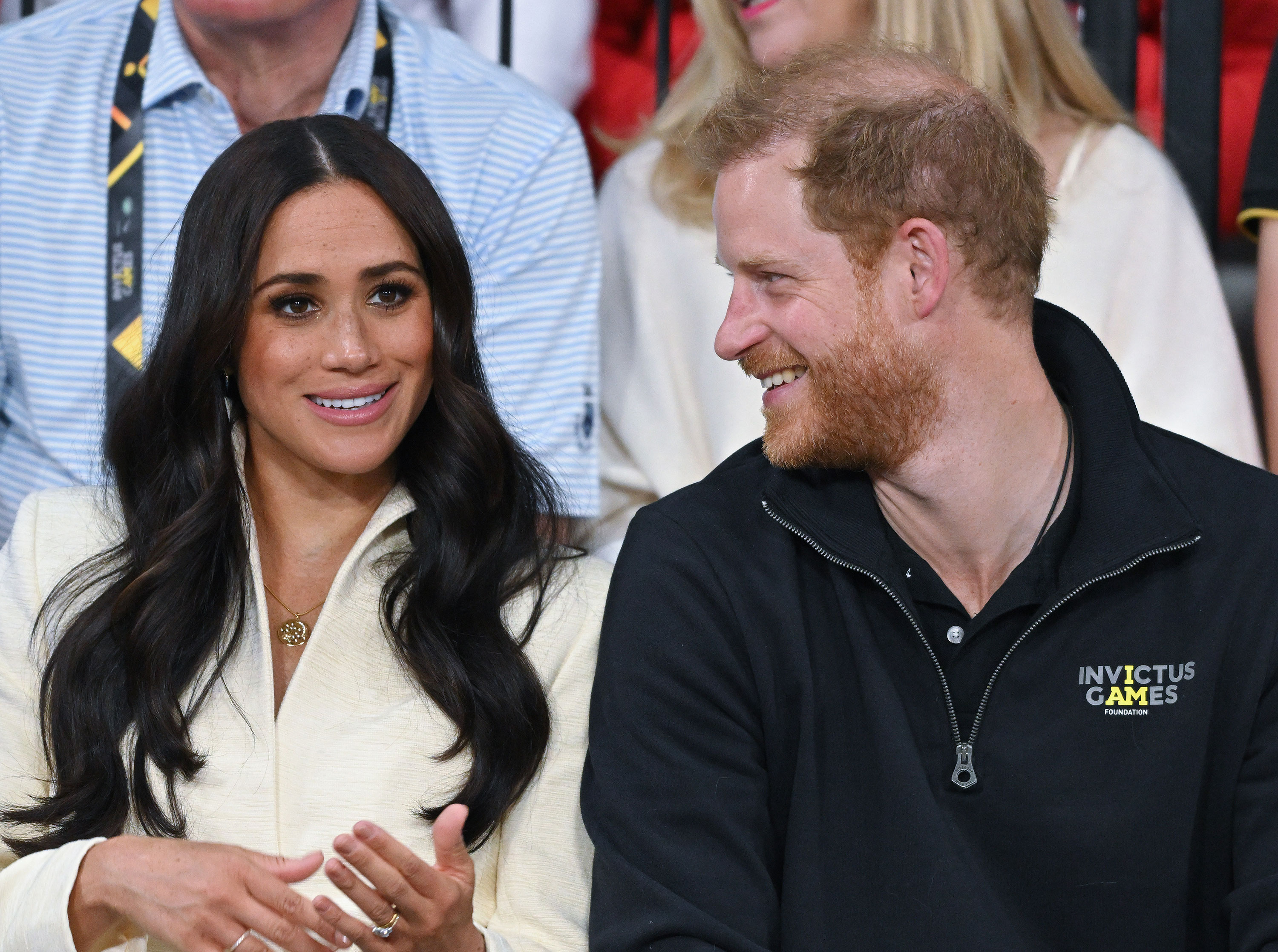 Prince Harry, Duke of Sussex and Meghan, Duchess of Sussex attend the Invictus Games in The Hague, Netherlands, in April.