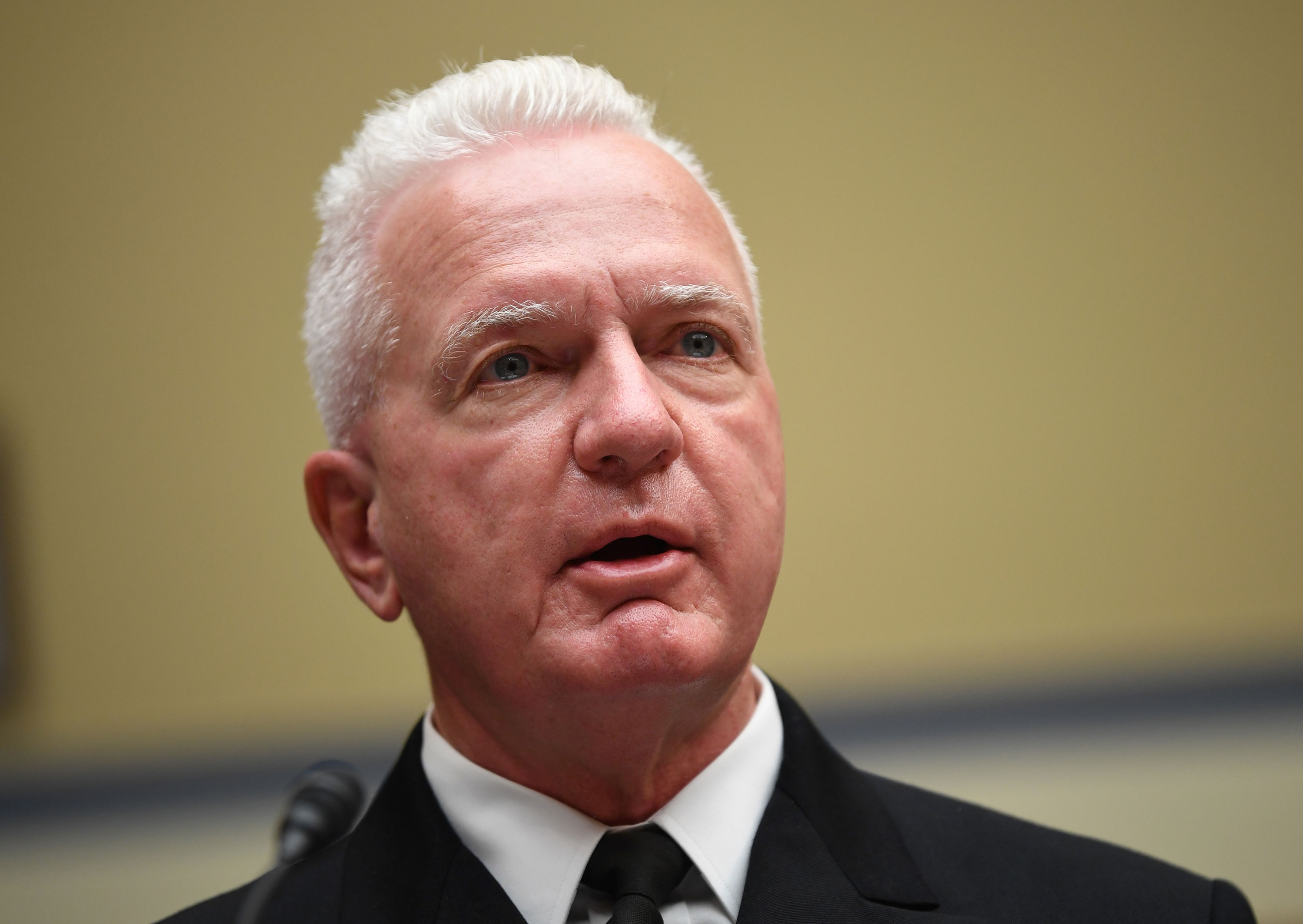 Admiral Brett Giroir testifies during a House Subcommittee on the Coronavirus Crisis hearing on July 31 in Washington, DC.